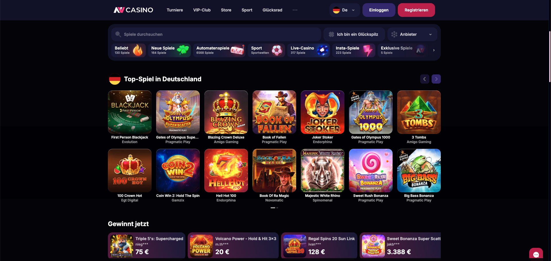 NV Casino Desktop